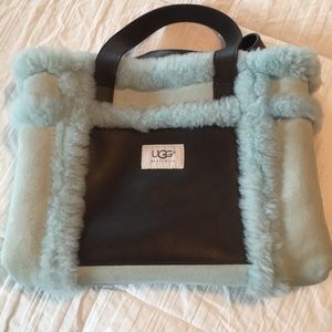 Ugg Australia Women’s: Light Blue Sheepskin Bag